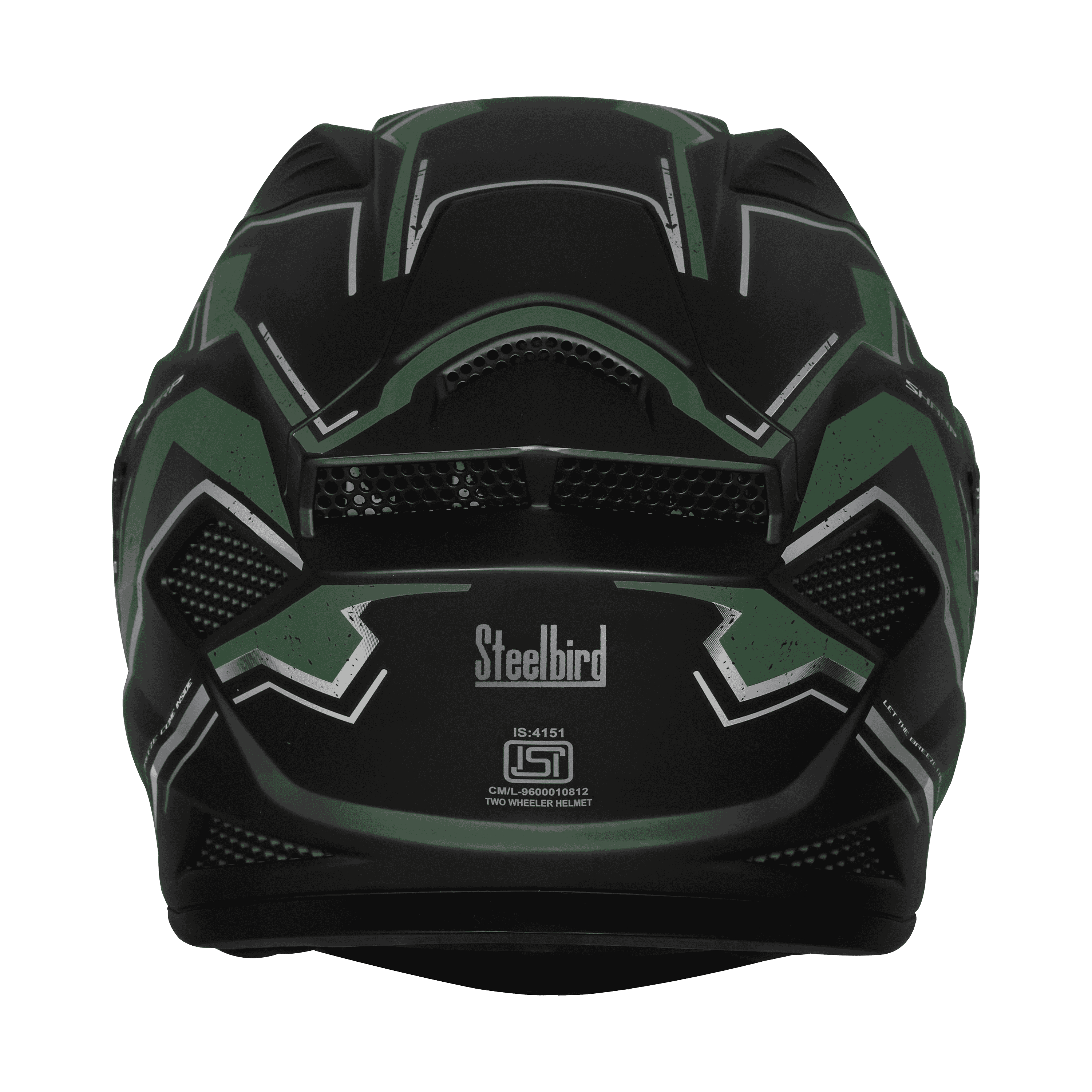 SBH-25 SV SHARP SPIRIT GLOSSY BLACK WITH GREEN 